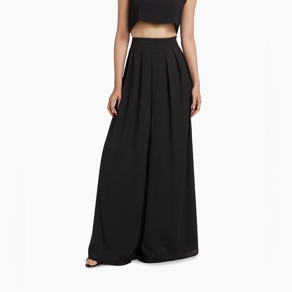 Azeeza silk wide leg pants